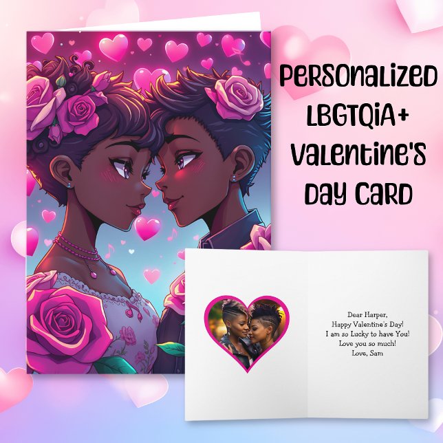 Personligt anime-presentkort för HBTQ-par till All Kort (Skapare uppladdad)