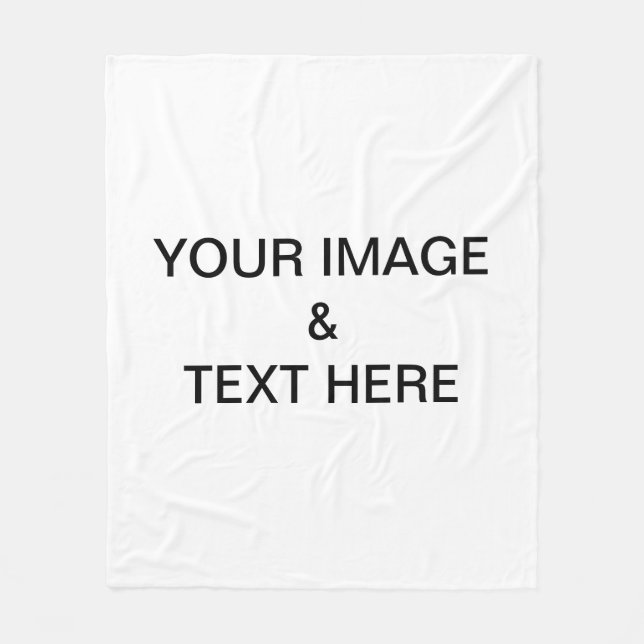Personligt Anpassa Ditt Eget Foto Fleecefilt (Framsidan)