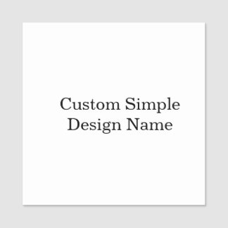 Personligt Anpassad Design 2" X 2" Fyrkantig Namnbricka