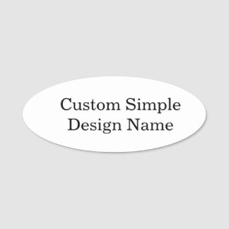 Personligt Anpassad Design 7,62 cm X 3,18 cm Namnbricka