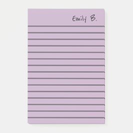 Personligt anpassad färg 4x6 linjerad post-it block