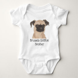 Personligt anpassad hund av rasen Brussels Griffon T Shirt