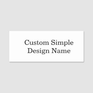 Personligt Anpassad Klassisk Design 3" X 1,25" Namnbricka