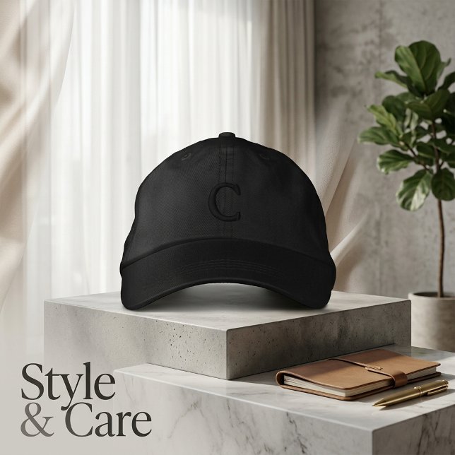 Personligt Anpassad Monogram Broderad Keps (Personalized Custom Monogram Embroidered Baseball Cap)