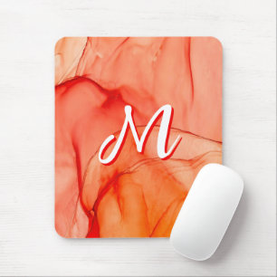 Personligt anpassad musmatta med monogram för kont