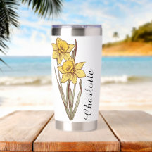 Personligt anpassad Narcissnamn Anpassad Blomma Ro