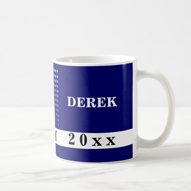 Personligt anpassade examensmuggar kaffemugg (Höger)