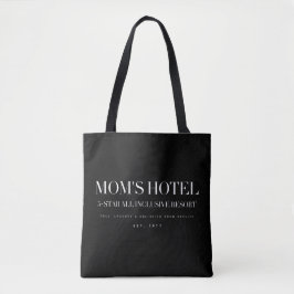 Personligt anpassat Mamma Hotell Anpassat År Falsk Tygkasse