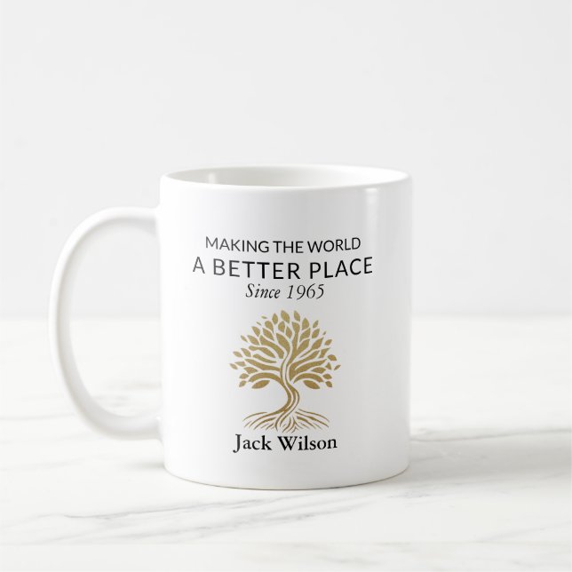 Personligt arv och påverkan kaffemugg (Vänster)