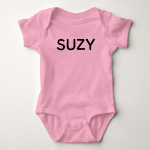 PERSONLIGT BABY-OVERALL ROSA T SHIRT
