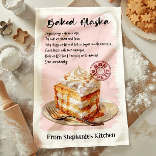 Personligt Bakat Alaska Recept Kökshandduk