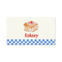 Personligt Bakery-kort | Anpassat Bakery