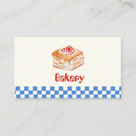 Personligt Bakery-kort | Anpassat Bakery Visitkort