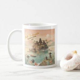 Personligt Bali Indonesien Familjeresa Minne Kaffemugg