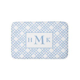 Personligt Bambu Gitter Monogram Badrumsmatta