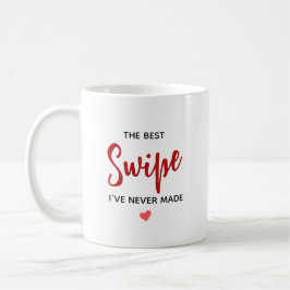 Personligt Bästa Swipe Kärlekscitat Kaffemugg