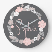 Personligt blomster namn rosa