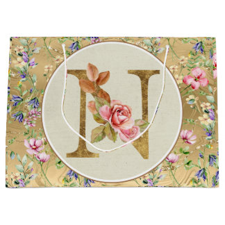 Personligt blomsterinitial, från A till Ö Stort G