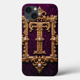 Personligt brev T Guldram Elegant monogram