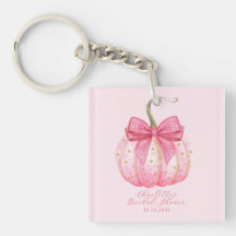 Personligt bröllopsfestpresenter med rosa pumpa oc