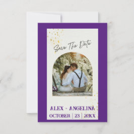 Personligt bröllopsmeddelande med din unika stil spara datumet