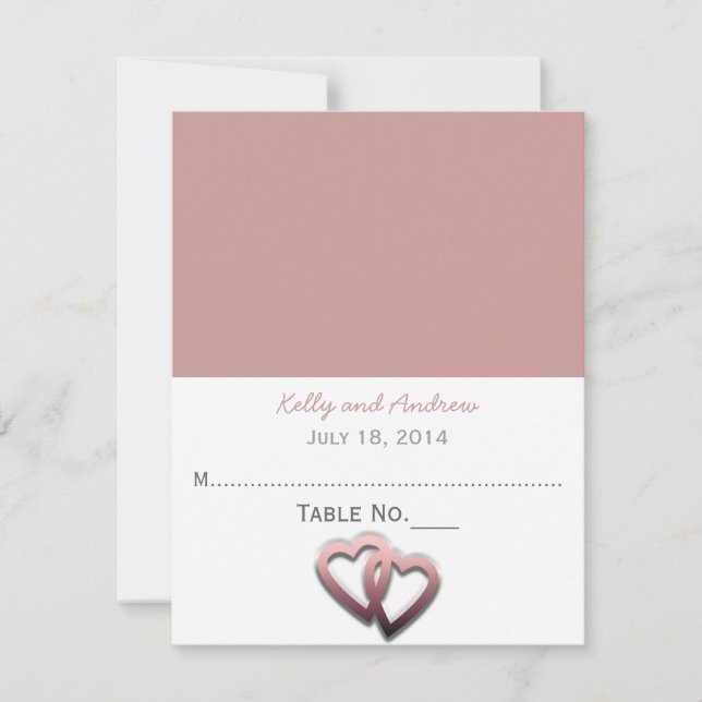 Personligt Bröllopsplatskort Inbjudningar (Framsida)