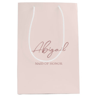 Personligt bröllopspresent med namnet i lila och r