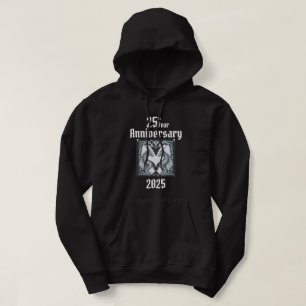 Personligt bröllp-årsdagen för draken 2025 hoodie