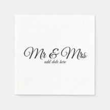 Personligt bröllp blöjor med data