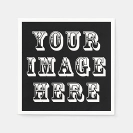 Personligt bröllp Favor Pappersservett