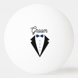 Personligt bröllp favor par Namn datumgroom Pingisboll