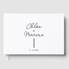 Personligt bröllp Guest Bok , Luxury Sand Färg ,