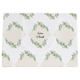 Personligt bröllp Large Gift Bag