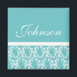 Personligt bröllp Magnet<br><div class="desc">Lägg till ditt eget ord eller initialer på denna rad med klistermärken och magneter,  som finns i rosa,  svart,  röd eller blå. De är gjorda för att matcha våra linjeanteckningskort,  inbjudningar,  underlägg och hälsningskort för alla dina bröllop behov!</div>