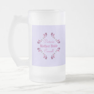 Personligt bröllp Namn Gift Frostat Glass Mugg