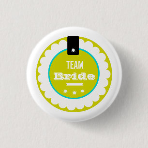 Personligt bröllp Team Bride Buttons Knapp