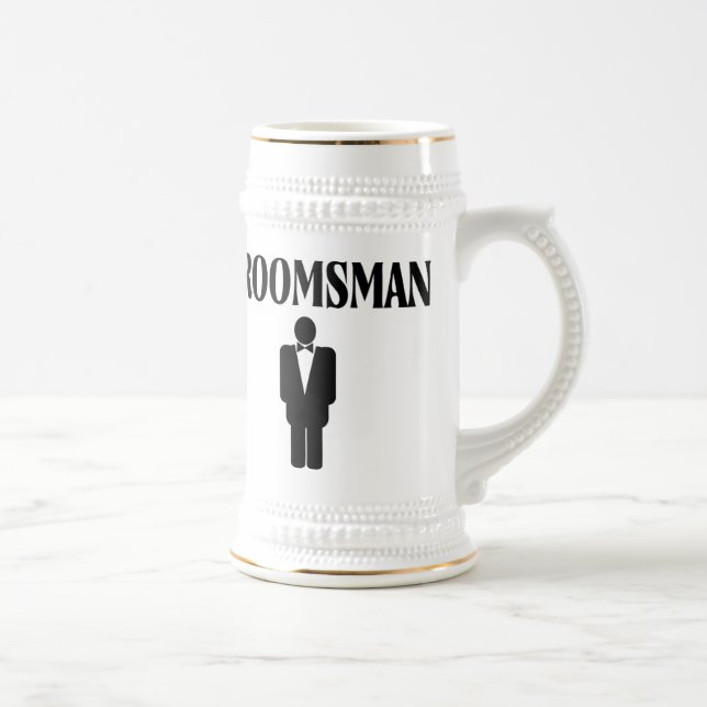 Personligt bröllpGroomsmanöl Stein Sejdel (Höger)