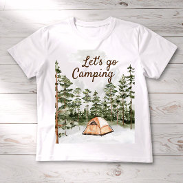 Personligt Citat Vattenfärgskampering i Naturen T Shirt