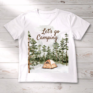 Personligt Citat Vattenfärgskampering i Naturen T Shirt