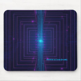 Personligt Cyberpunk System Tillträde Neon Musmatta