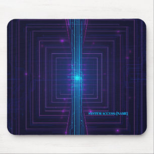Personligt Cyberpunk System Tillträde Neon Musmatta
