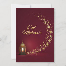 Personligt Eid Mubarak elegant kort