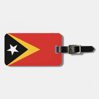 Personligt enkelt ID för flagga för Öster Timor Bagagebricka