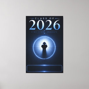 Personligt examenspresent Klass 2026 Canvastryck