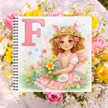 Personligt F Blompresent för Flickor