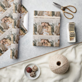 Personligt familjefoto | Anpassat familjenamn Presentpapper