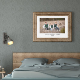 Personligt familjefoto canvastryck