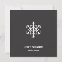 Personligt familjenamn God Jul Snöflinga