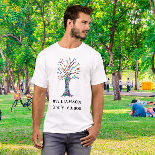 Personligt Familjeträff T-Shirt för Familjen