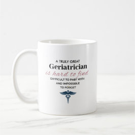 Personligt fantastiskt geriatriker-citat kaffemugg